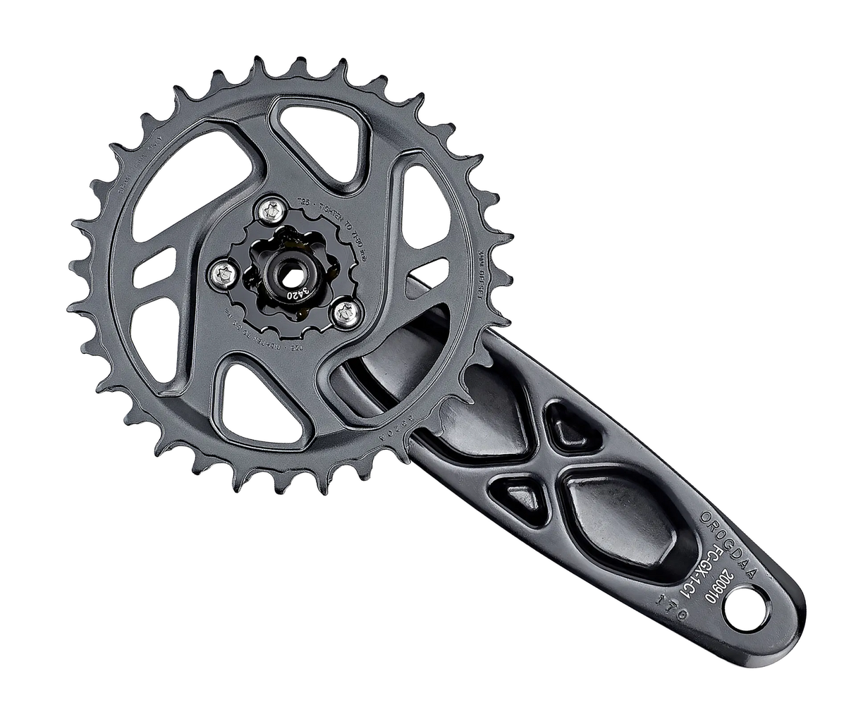 GX Eagle Super Boost Kurbelgarnitur - Schwarz/Grau