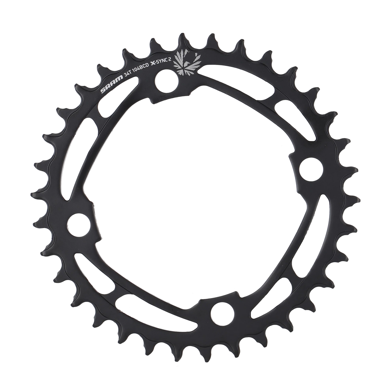 Kettenblatt X-Sync Eagle - LK: 104mm, Stahl., schwarz, - 12-fach SRAM