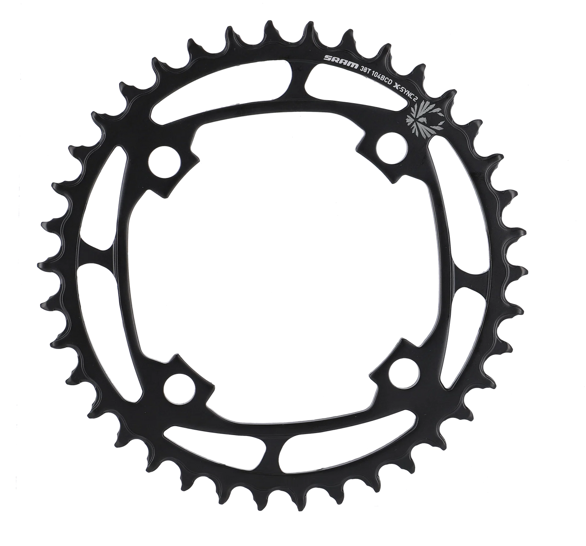 Kettenblatt X-Sync Eagle - LK: 104mm, Stahl., schwarz, - 12-fach SRAM