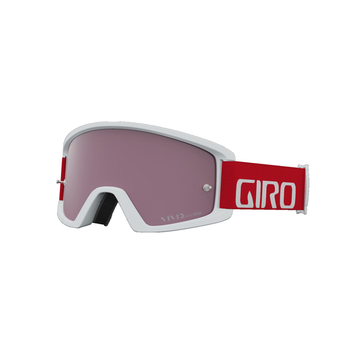 TAZZ MTB Goggle - Vivid Trail Gläser - Rot/Weiss