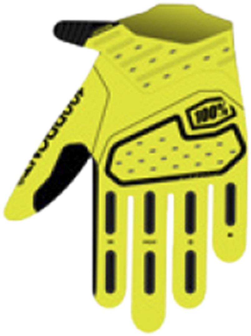 100% AIRMATIC Gloves yellow