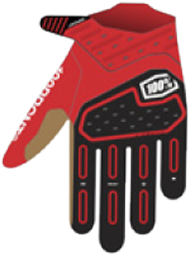 100% AIRMATIC Gloves red/black