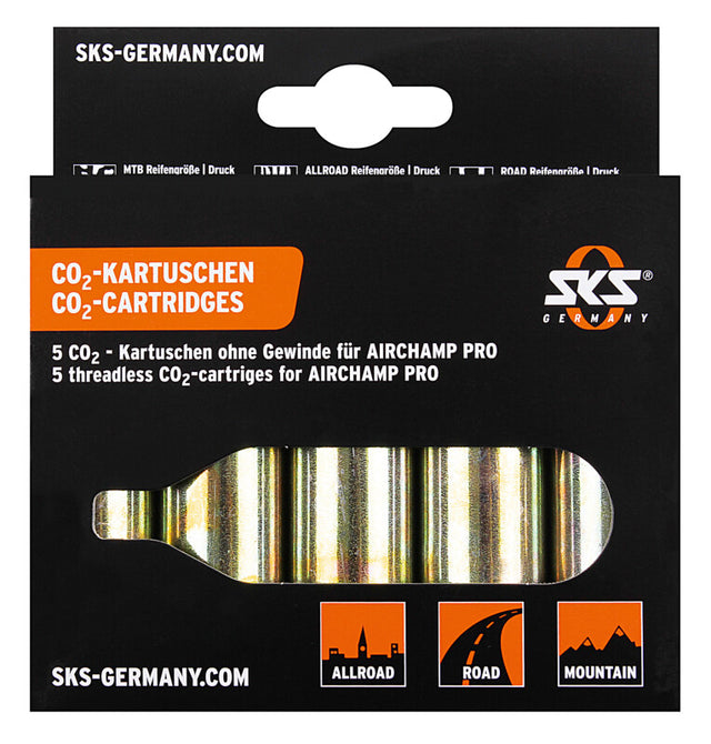 CO2 Ersatzkartuschen 5er-Pack 16g - Airchamp