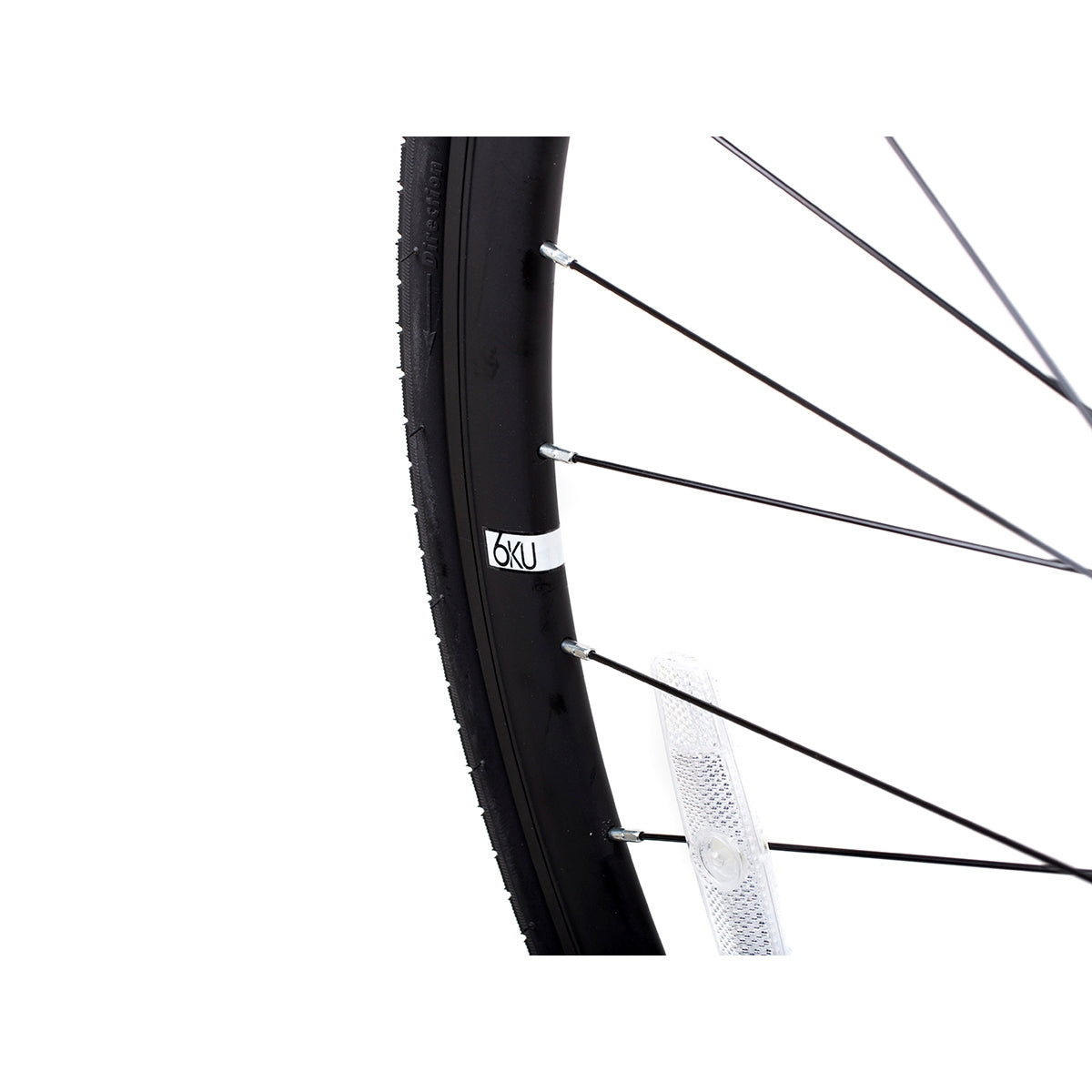 Deep Section Singlespeed Fixed Gear Laufradsatz - 30 mm Felgen - schwarz