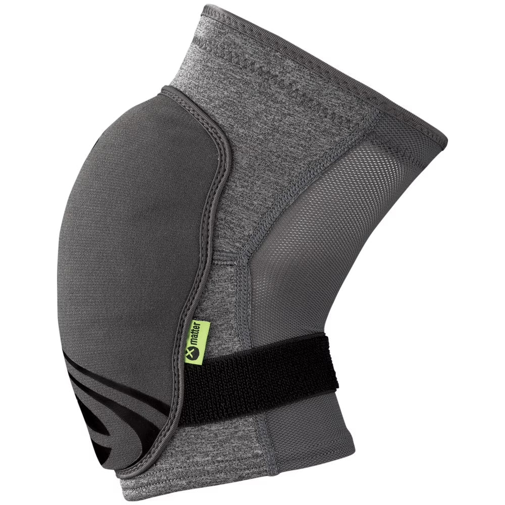 Flow Zip Knieschoner - Grau/Schwarz iXS