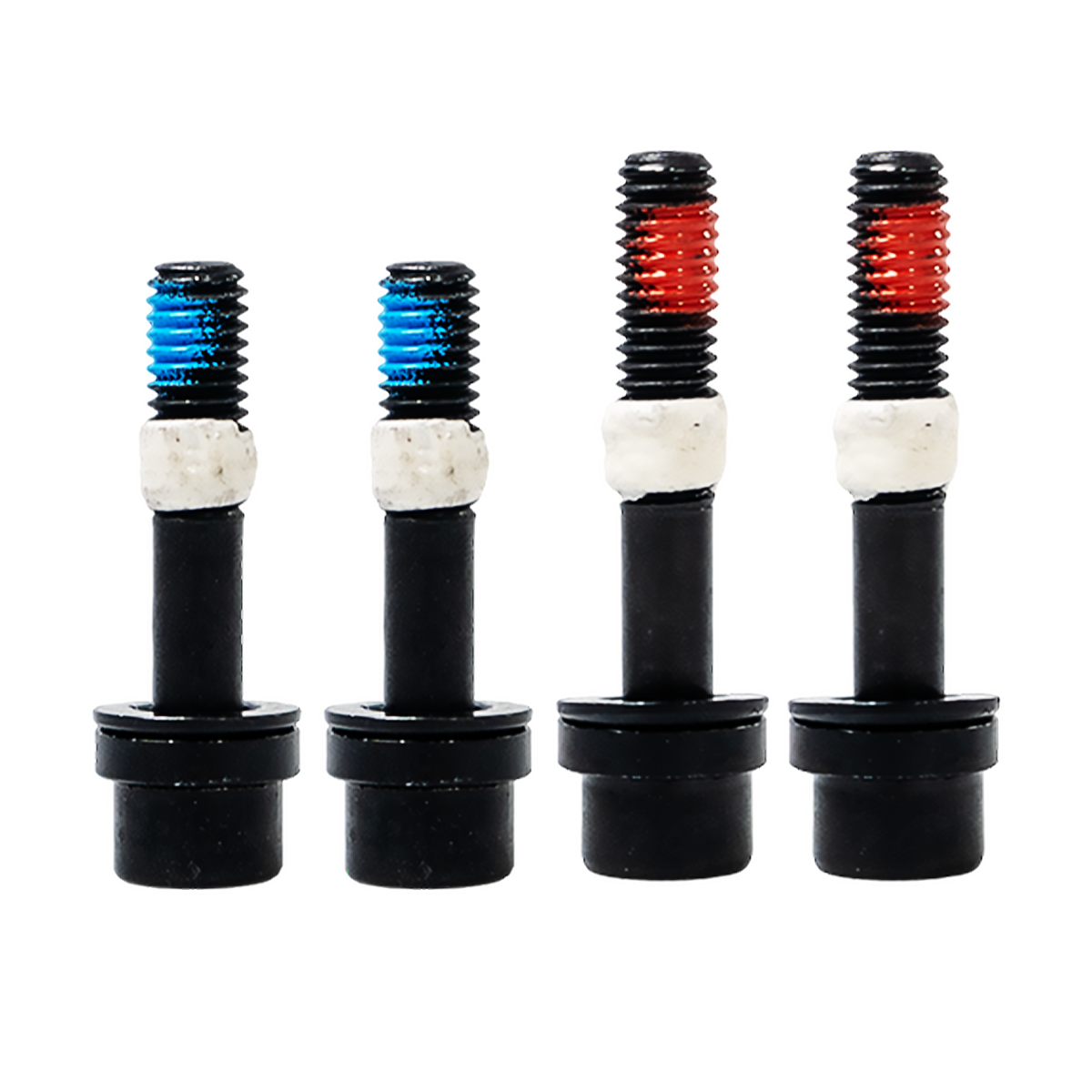 QM-Schraubenset 2x M6x30 und 2x M6x35 - schwarz