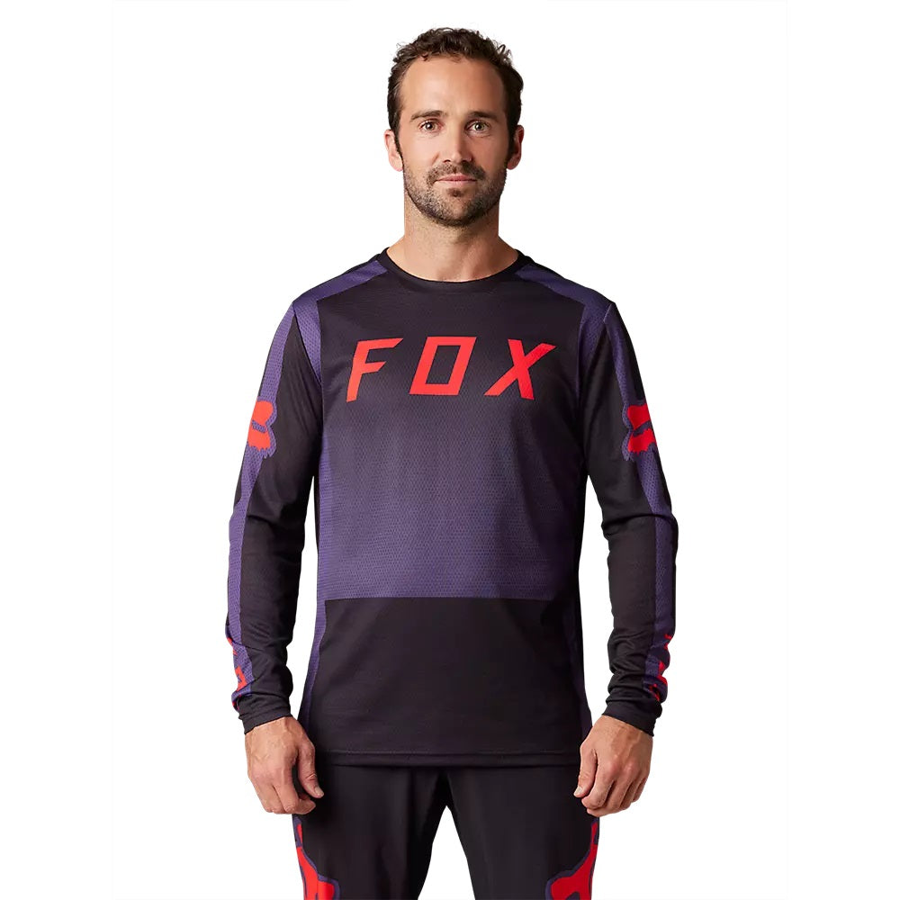 Defend Long Sleeve Jersey - sangria