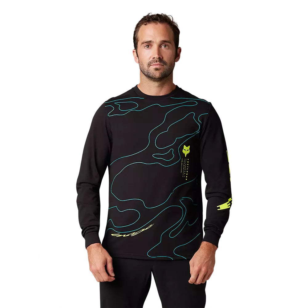 Ranger Dr Md Long Sleeve Jersey Lunar - black