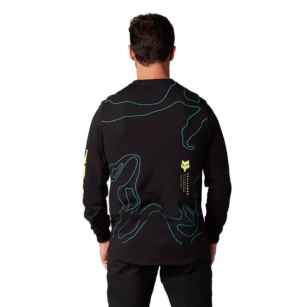 Ranger Dr Md Long Sleeve Jersey Lunar - black