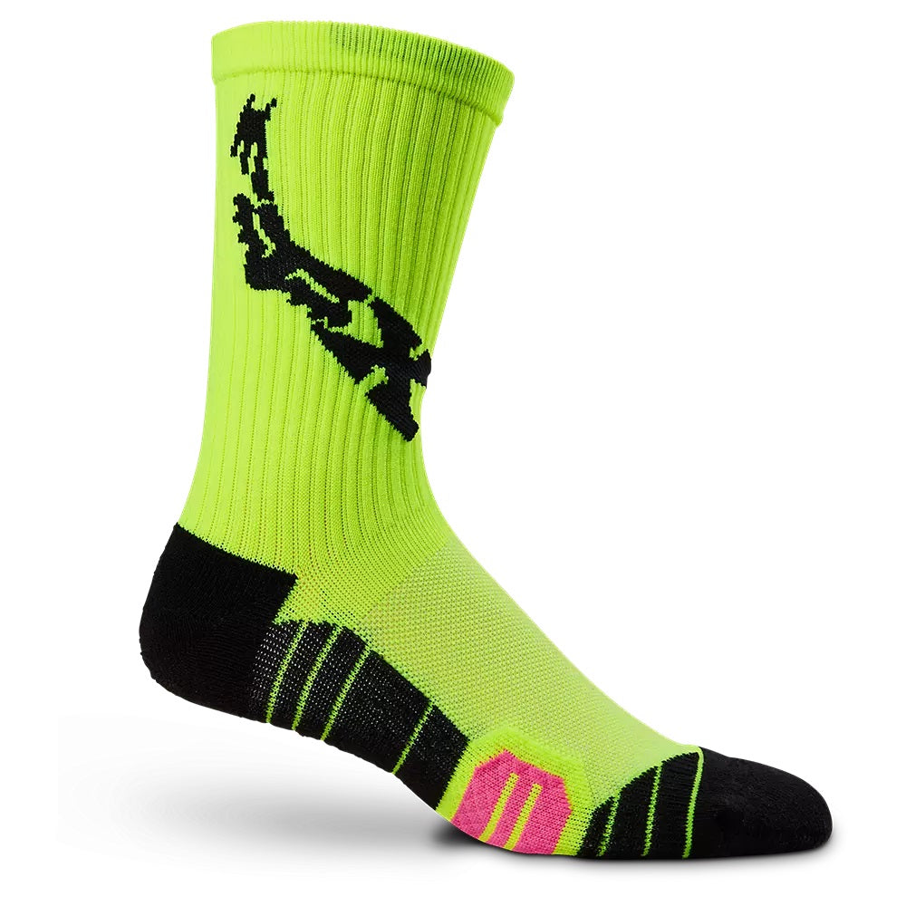 Ranger Lunar 8'' Cushion Socken - fluorescent yellow