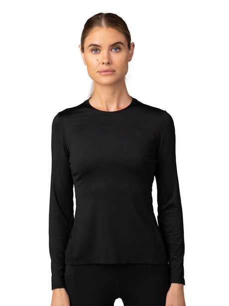 W Tecbase LS Shirt - Black
