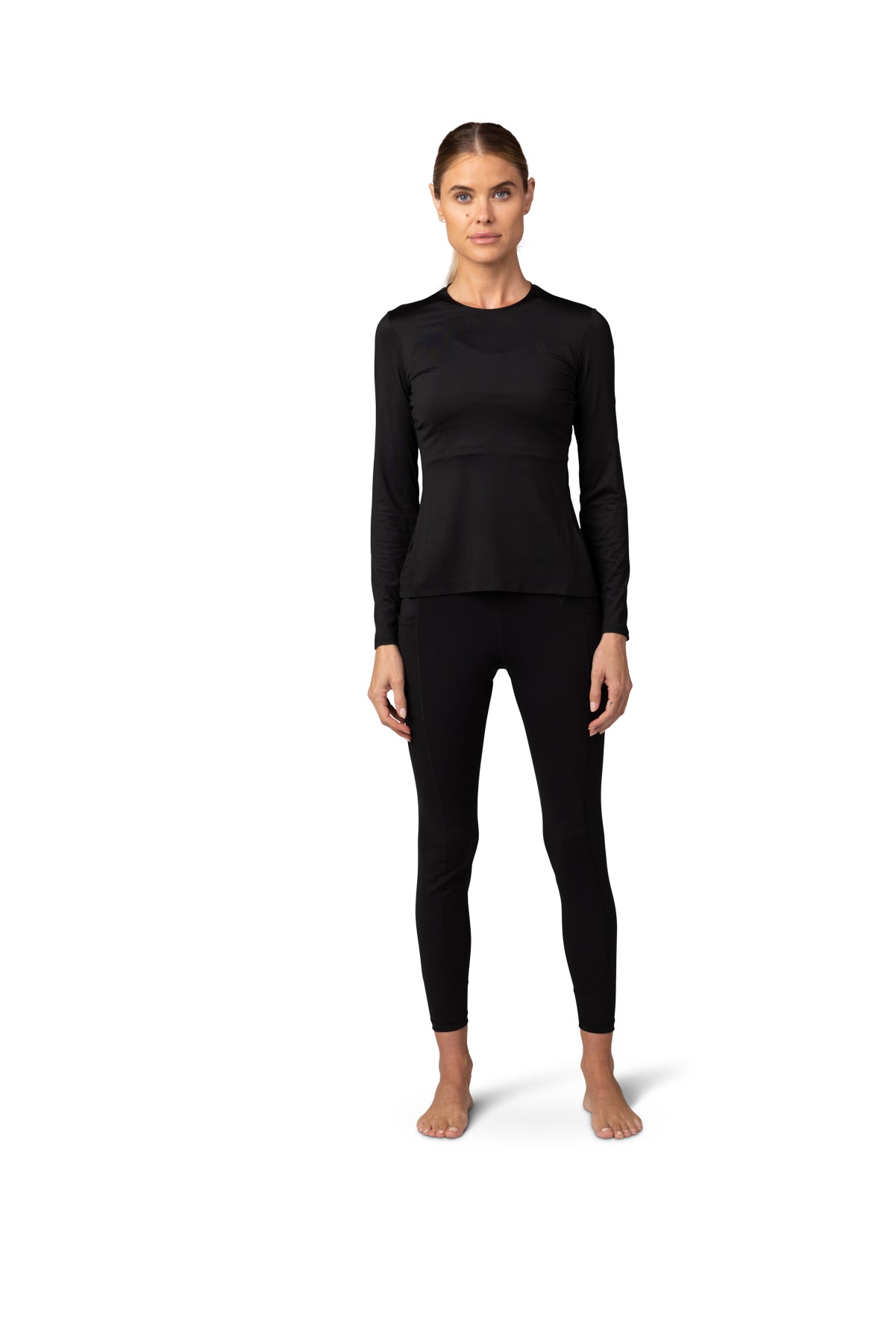 W Tecbase LS Shirt - Black