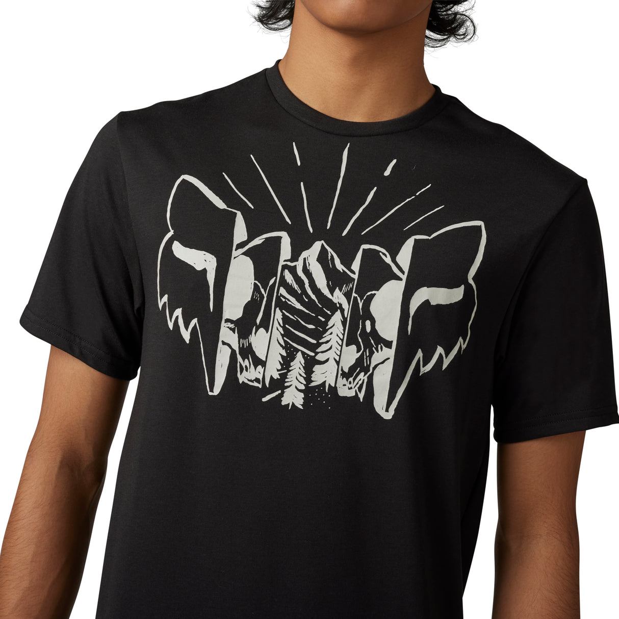 The Format Short Sleeve Tech Tee - Black