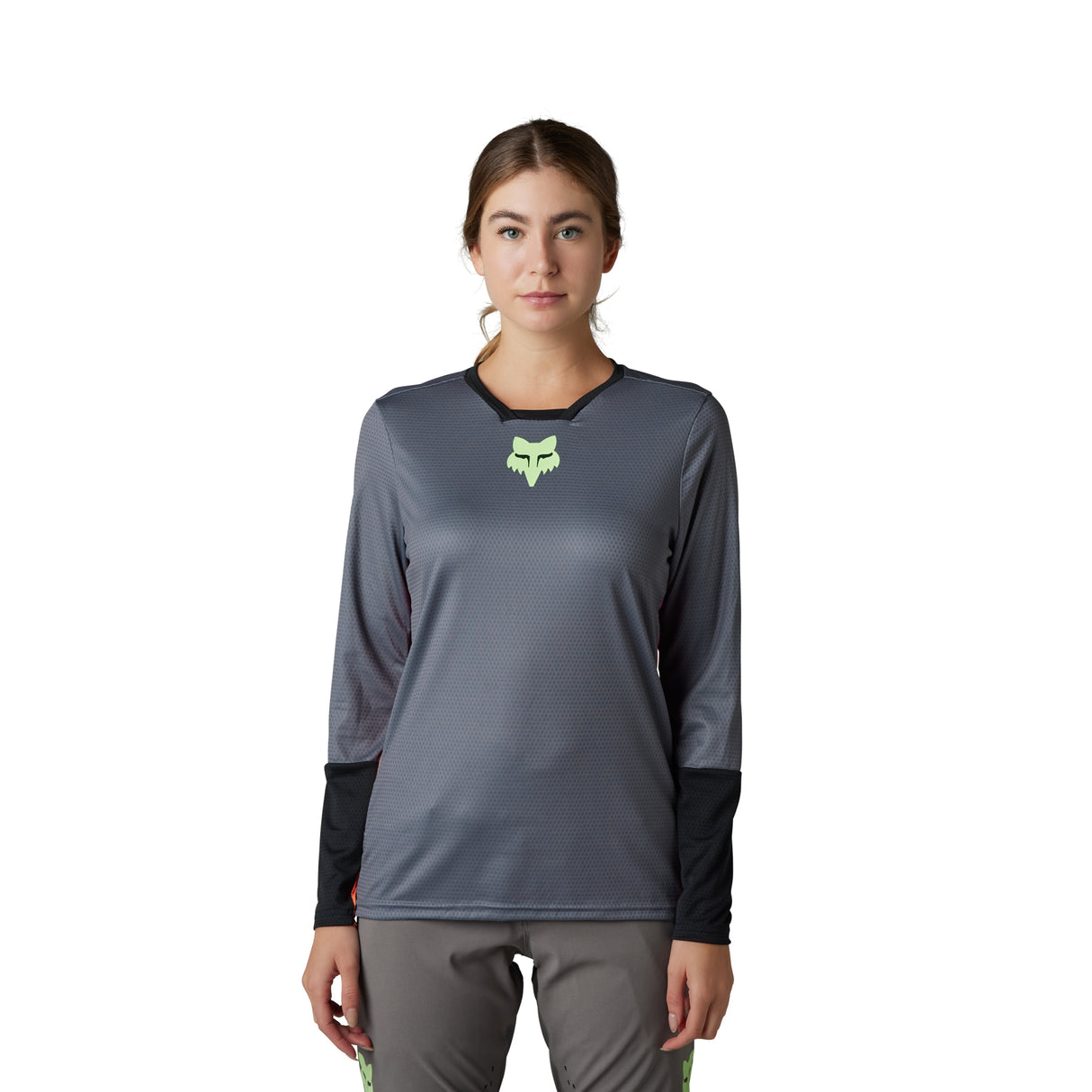 Women's Defend Race Long Sleeve Jersey - Pewter