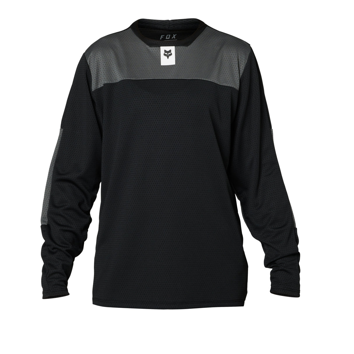 Youth Defend Long Sleeve Jersey - Black