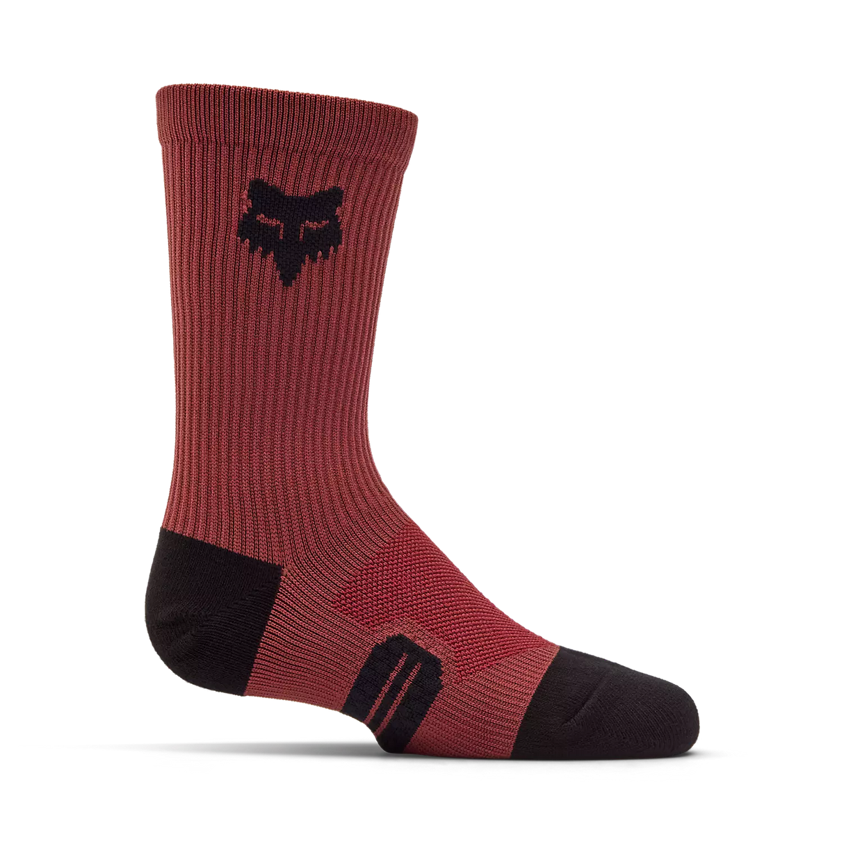 Youth Ranger Crew 6" Socks - Rust Brown Fox Racing