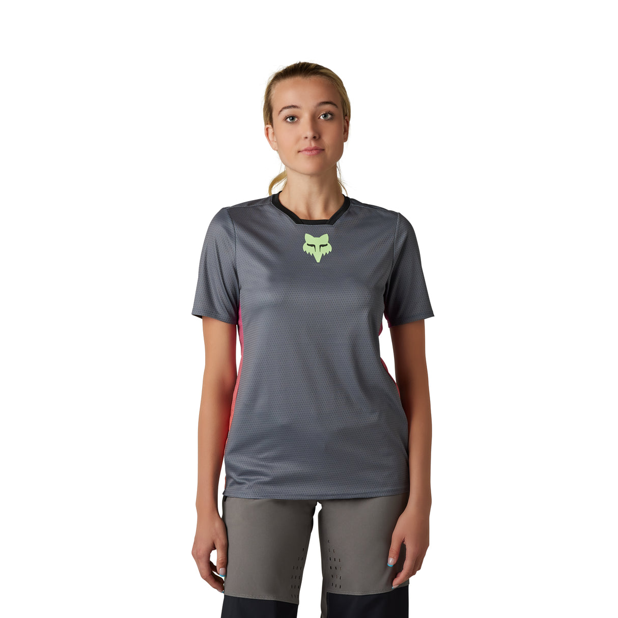 Women's Defend Race Short Sleeve Jersey - Pewter