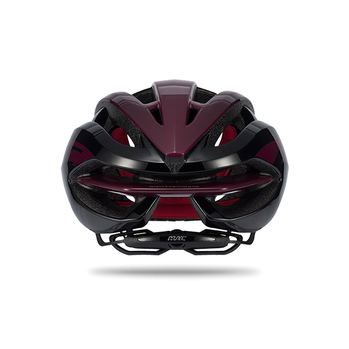 IBEX Road Helm - Gloss Burgundy / Black