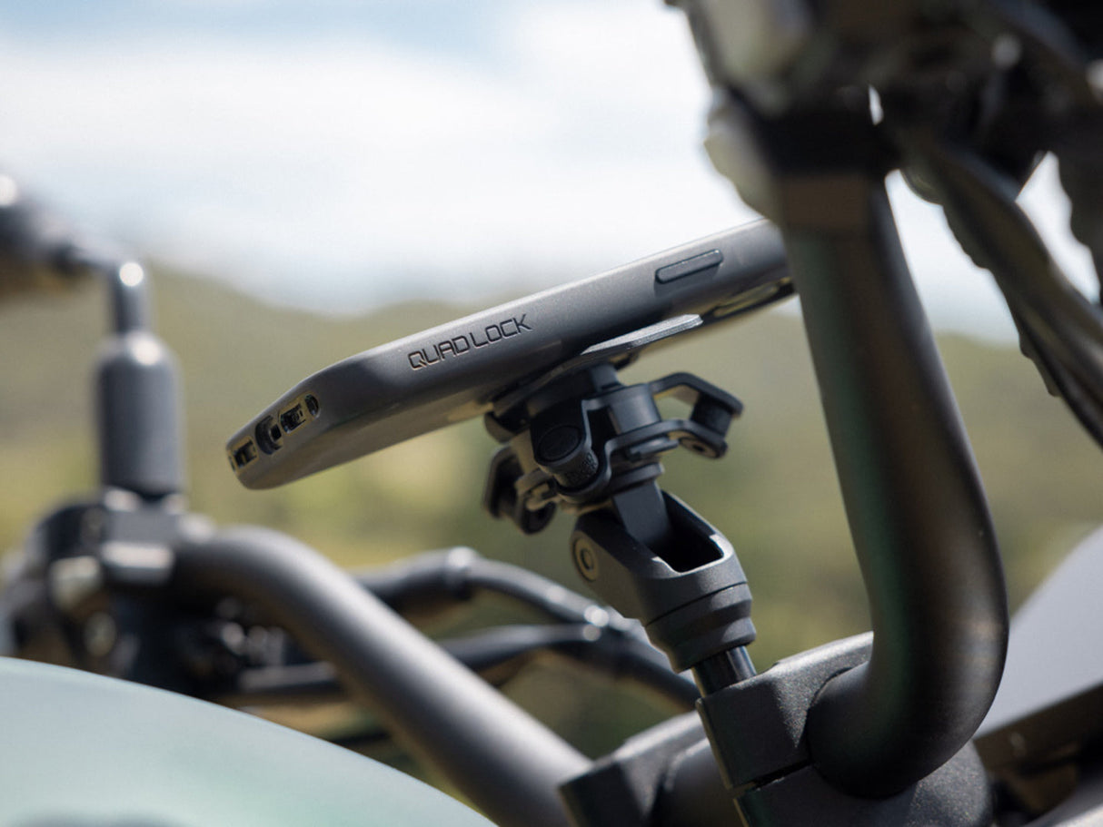 Quad Lock Motorcycle Handlebar Clamp Bolt Mount Pro
