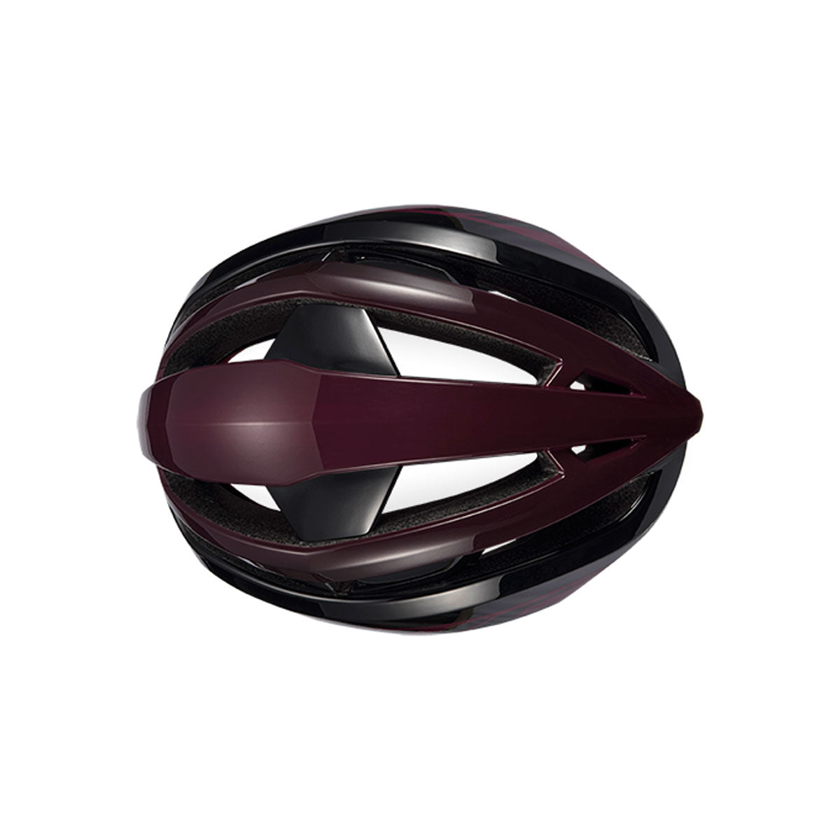 IBEX Road Helm - Gloss Burgundy / Black