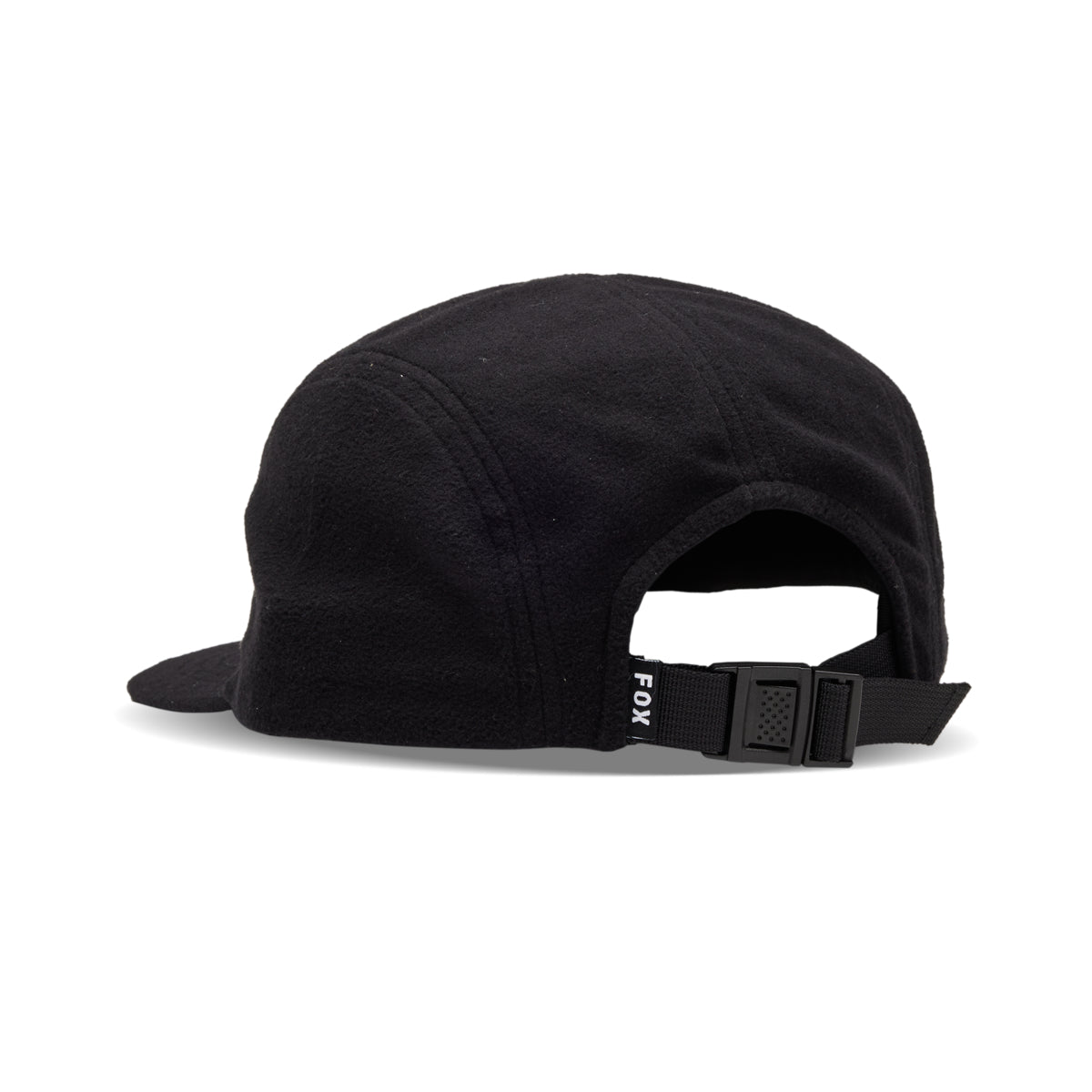 Polar Fleece 5 Panel Hat - black
