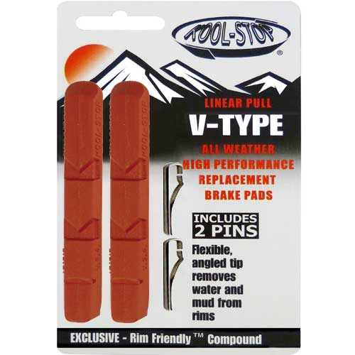 Brake pad V-Brake for XT/XTR - salmon