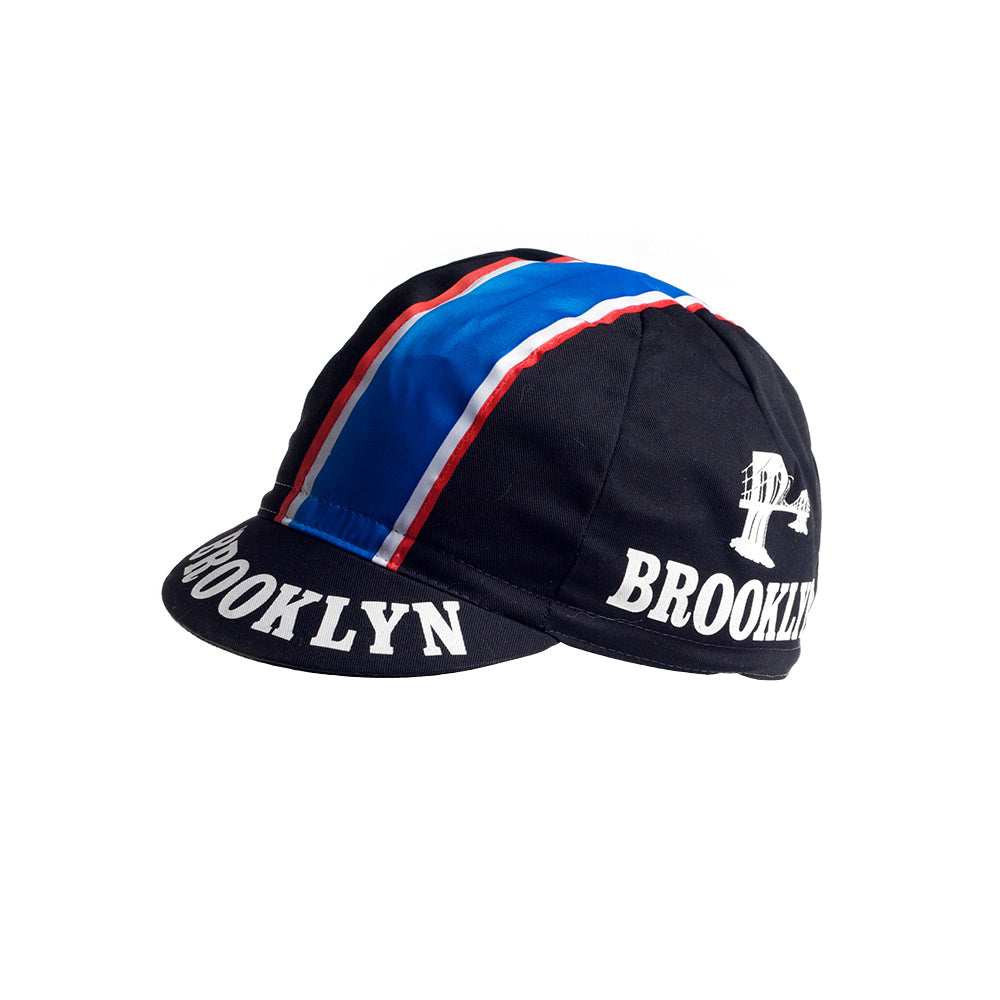 Vintage Cycling Cap - Brooklyn Black