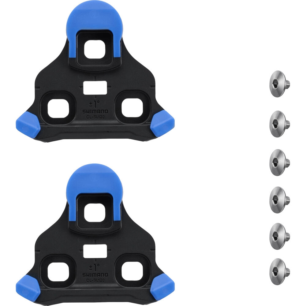 Plaques de chaussures SPD-SLR, CL-SL120 - bleu