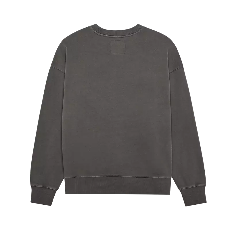 Wordmark Oversized Fleece Crew - Pewter Grey