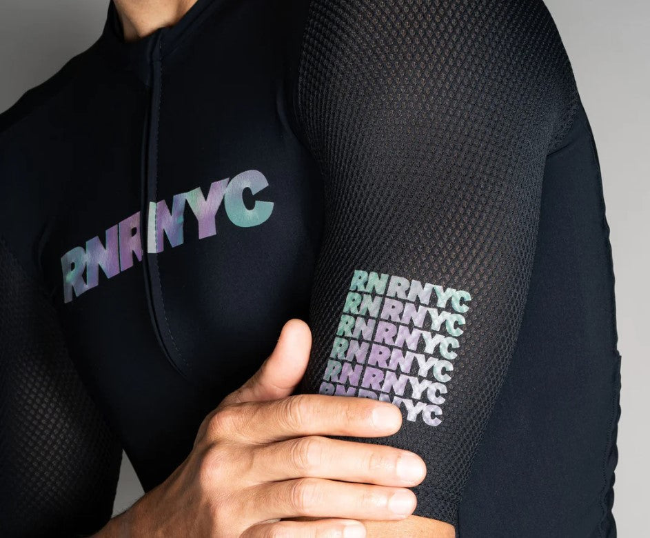 REVERB Race Jersey - Black RUBBER N' ROAD