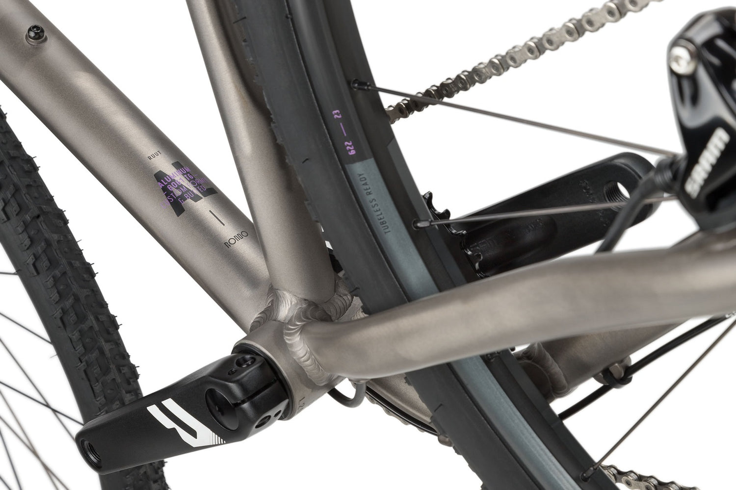 Ruut AL1 Gravelbike - Raw/Grey