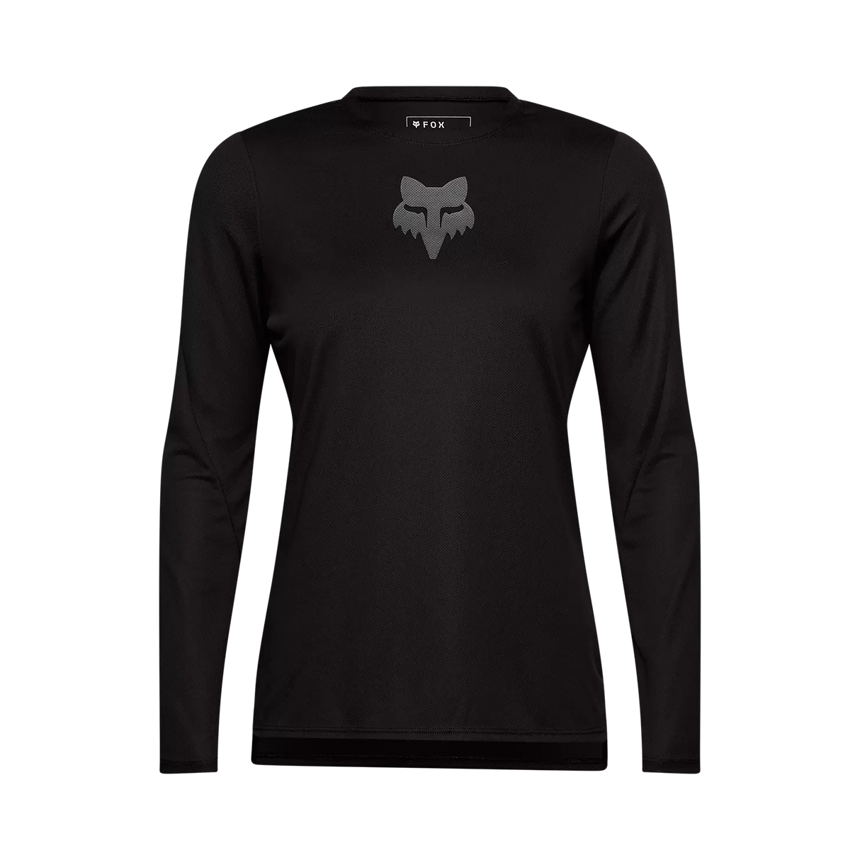 Womens Ranger Fox Head Long Sleeve Jersey - Black