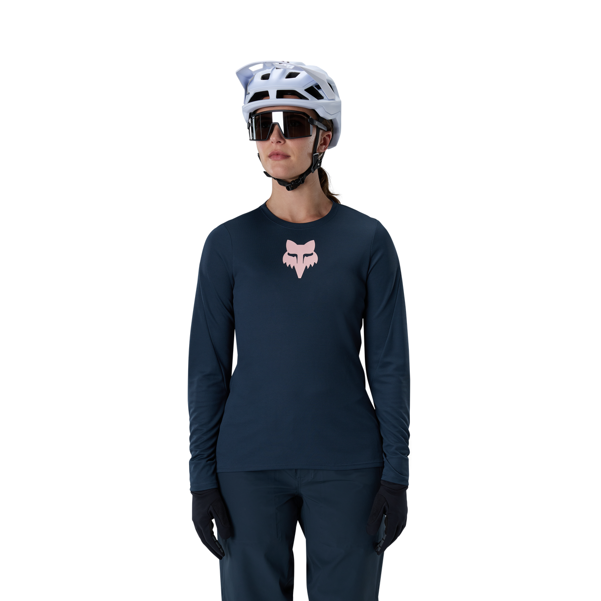 Woman Ranger Long Sleeve Jersey Fox Head - Galaxy Blue
