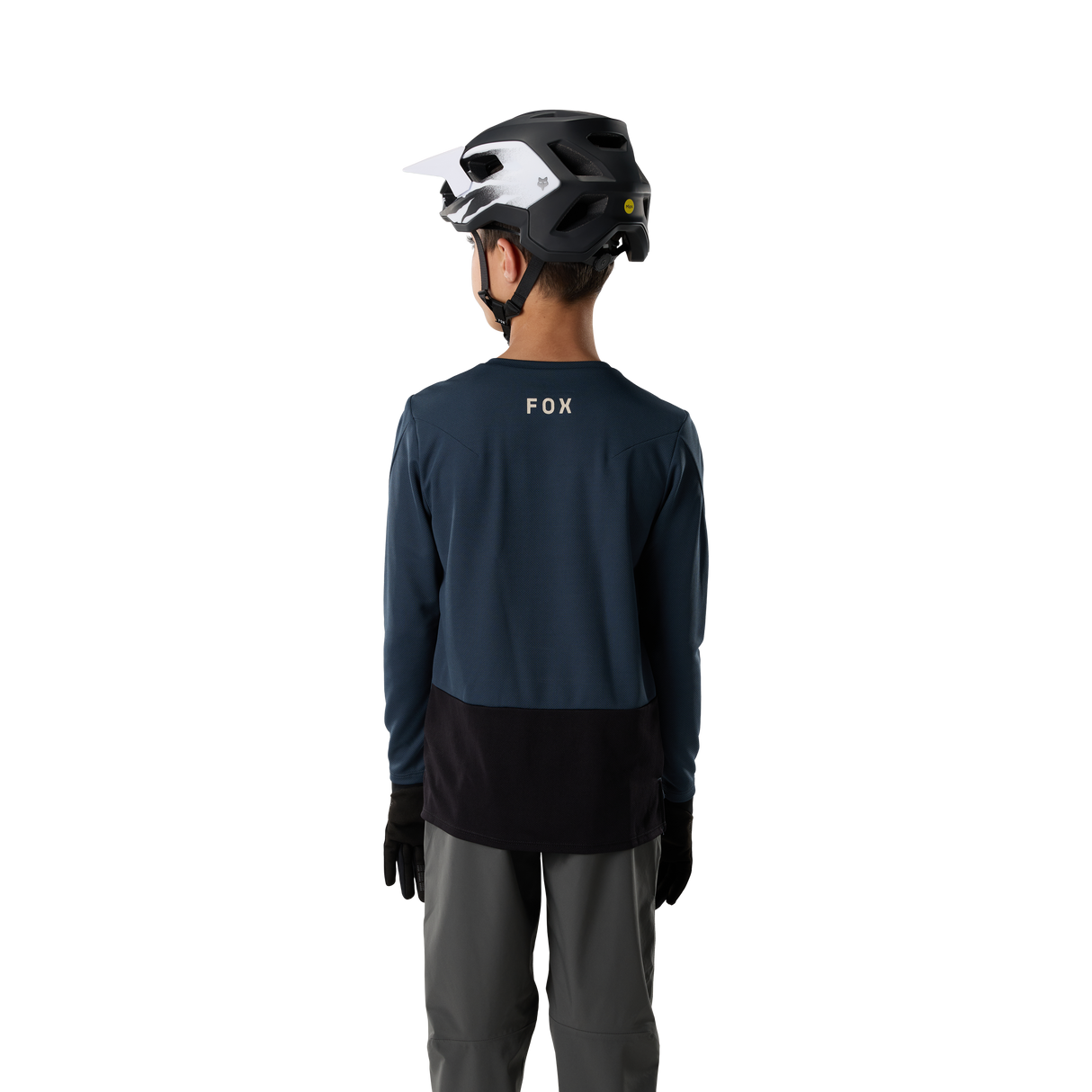 Youth Ranger Long Sleeve Jersey Fox Head - Galaxy Blue