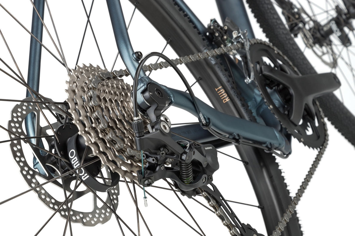 Ruut AL1 2X Gravelbike - Navy/Black