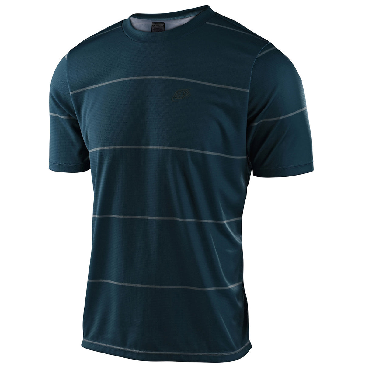 Flowline - Kurzarm Trikot - Stacked Light Marine - Blau/Weiß