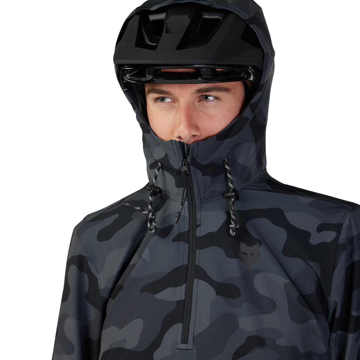 Ranger Wind Pullover - Black Camo