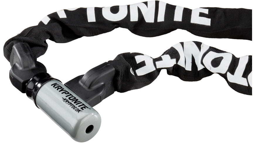 KryptoLok 912 I.C. Kettenschloss (120cm) - schwarz/weiß