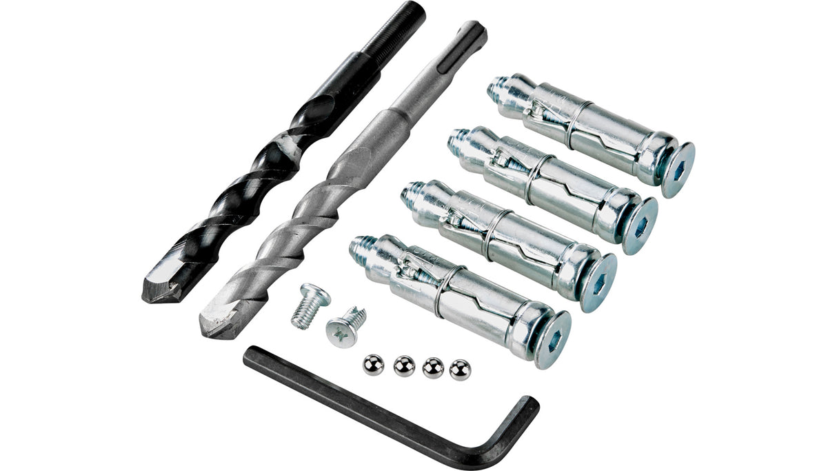 Evolution Boden-/Wand-Anker - schwarz