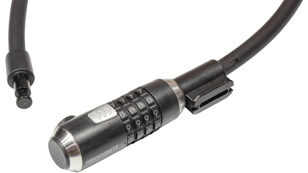 KryptoFlex™ 1218 Combo Kabelschloss (180cm) - schwarz