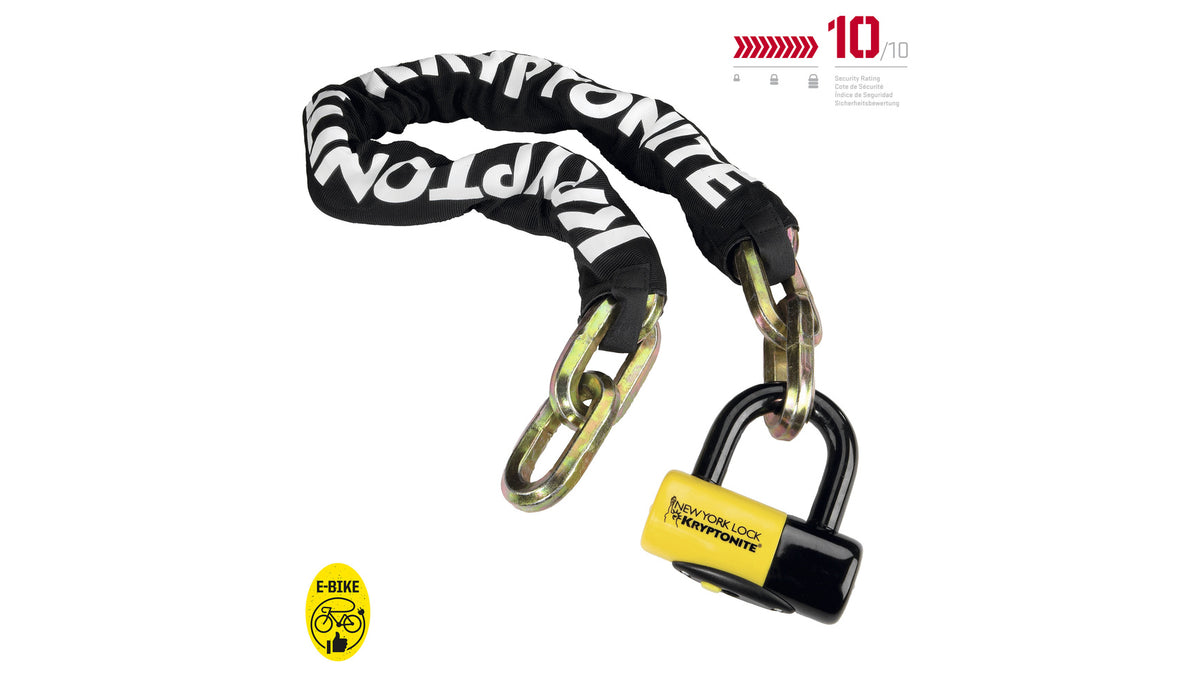 New York Fahgettaboudit Lock bicycle lock chain