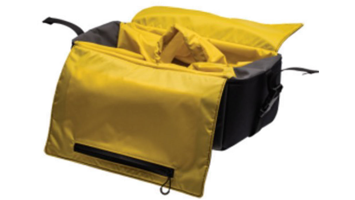 Grid Basket Bag - black