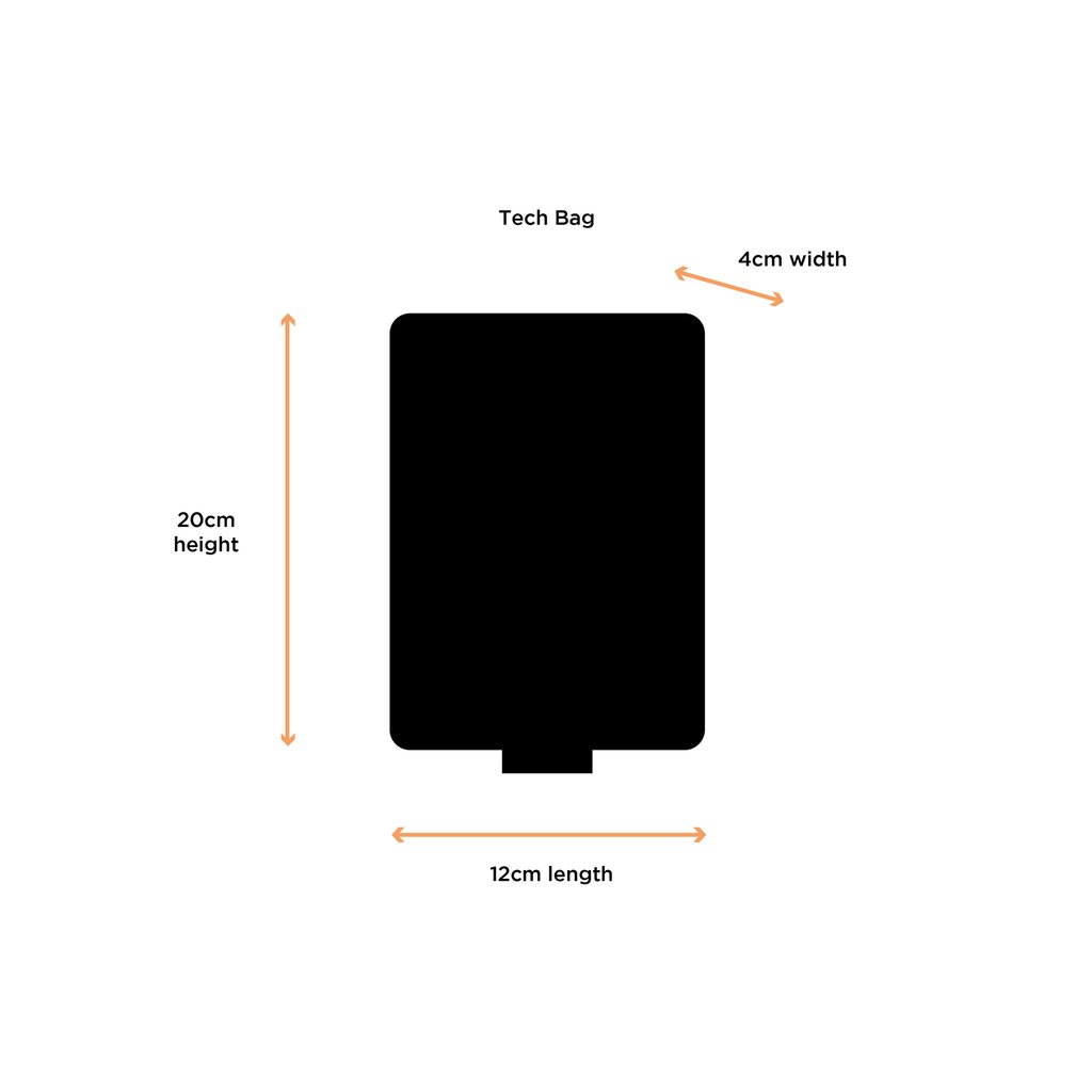 Tech Bag Lenkertasche - schwarz
