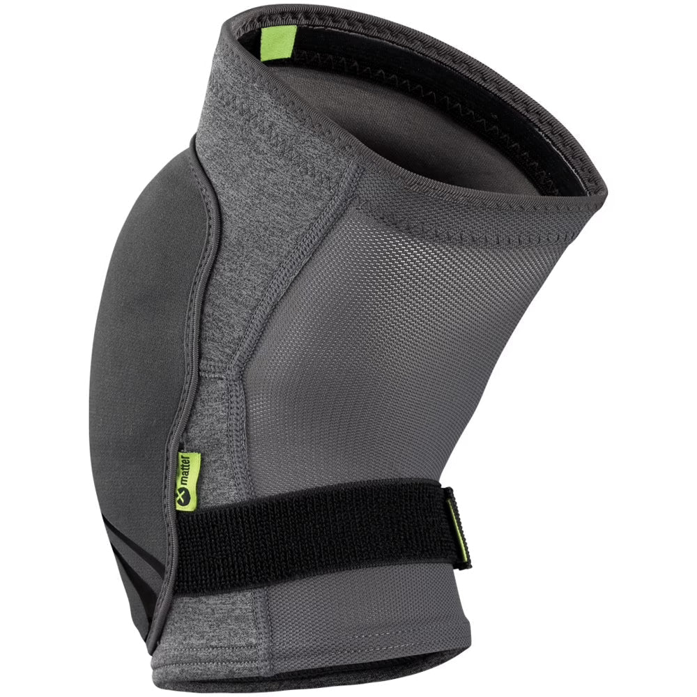 Flow Zip Knieschoner - Grau/Schwarz iXS