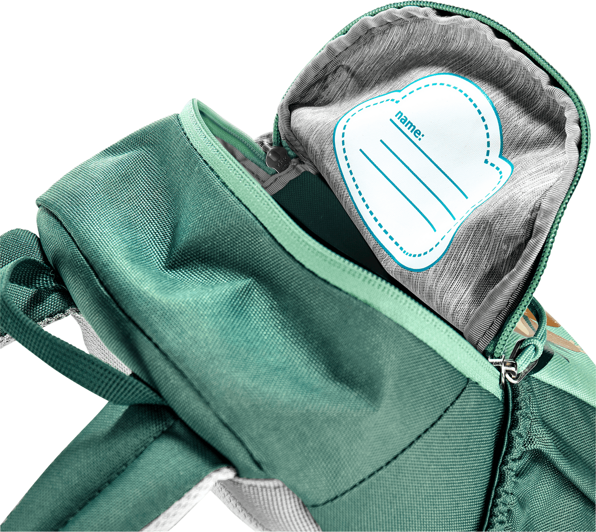 Children's backpack Pico - spearmint-seagreen