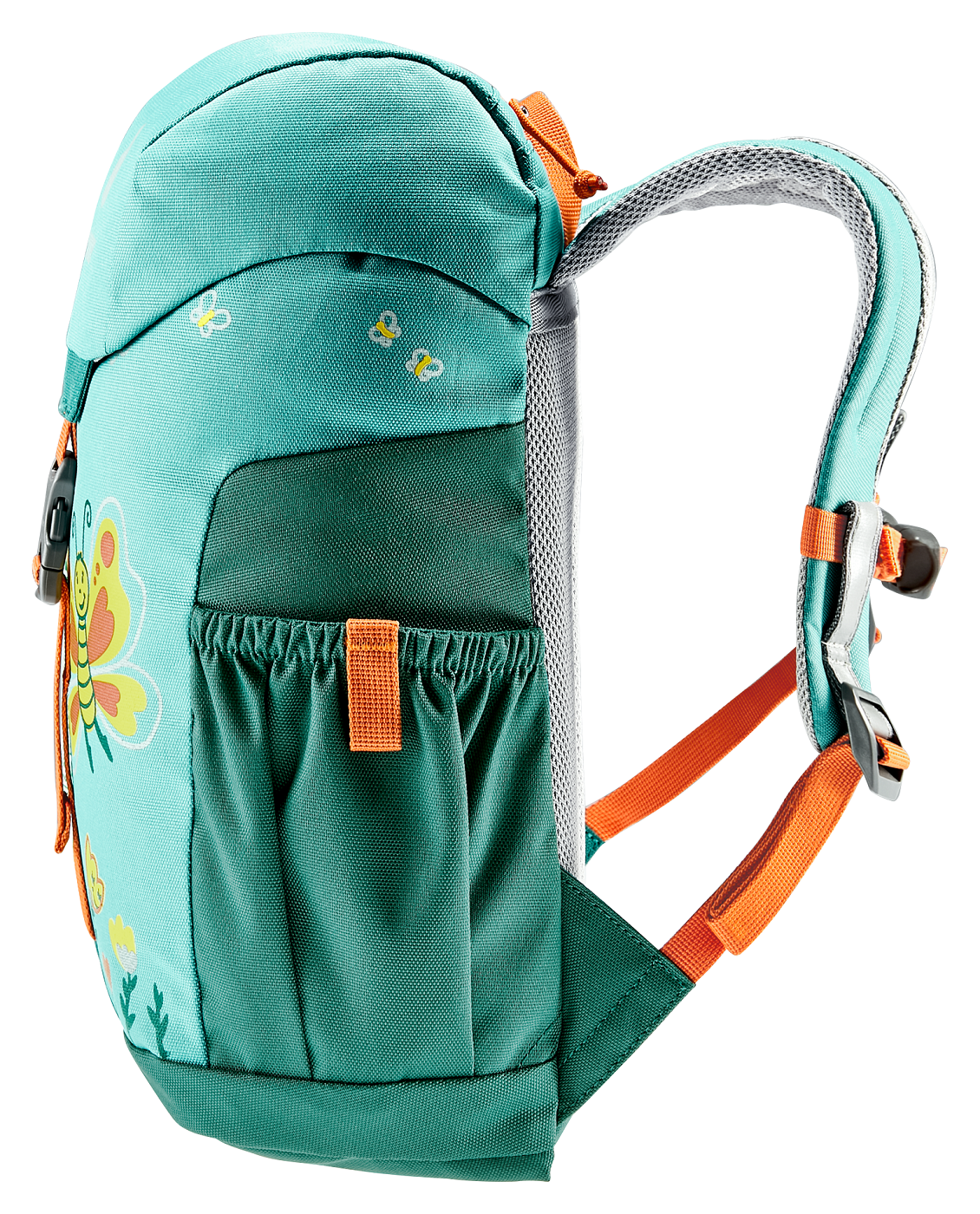 Schmusebär Kinderrucksack - Dustblue-Alpinegreen