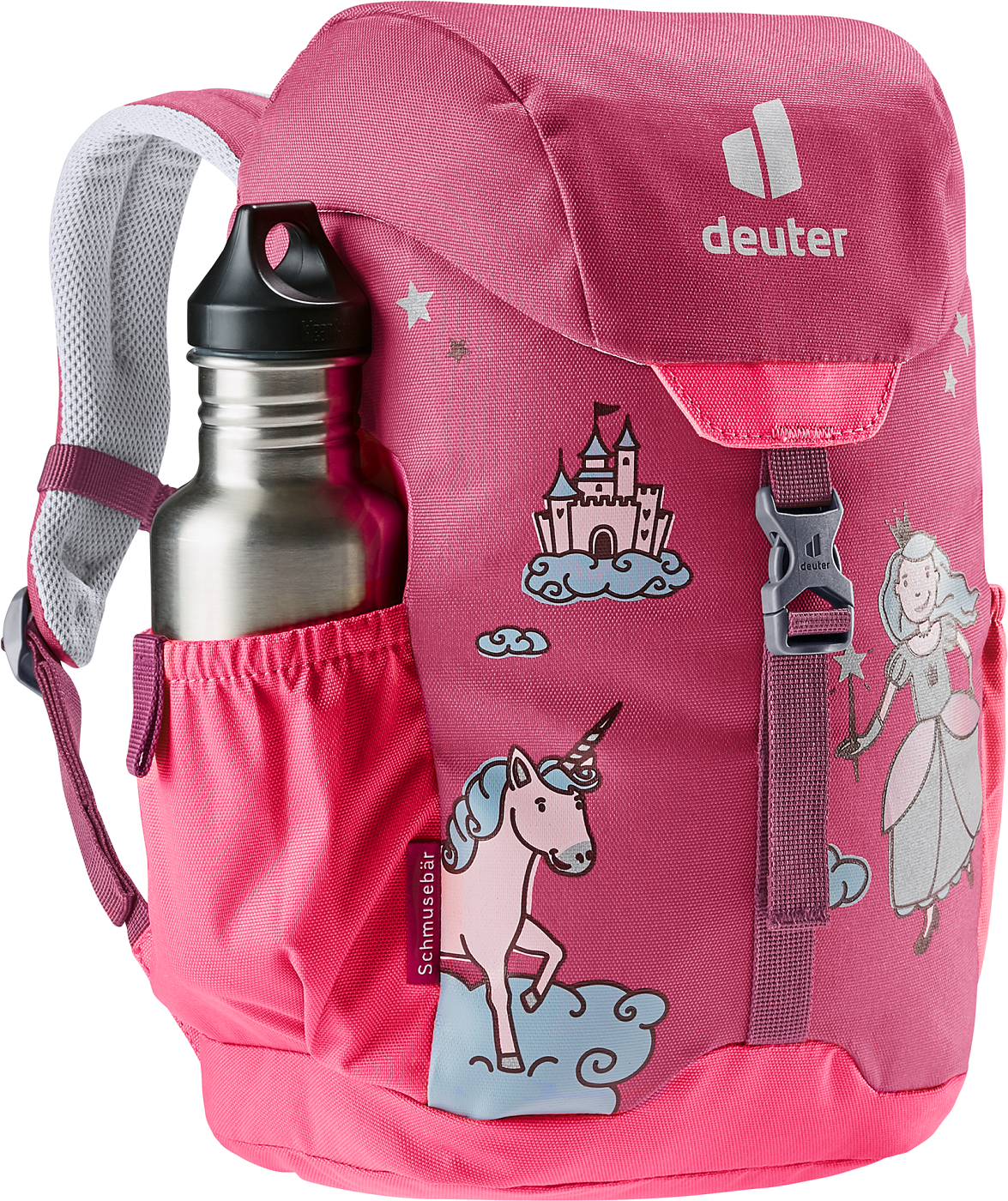 Schmusebär Kinderrucksack - Ruby-Hotpink