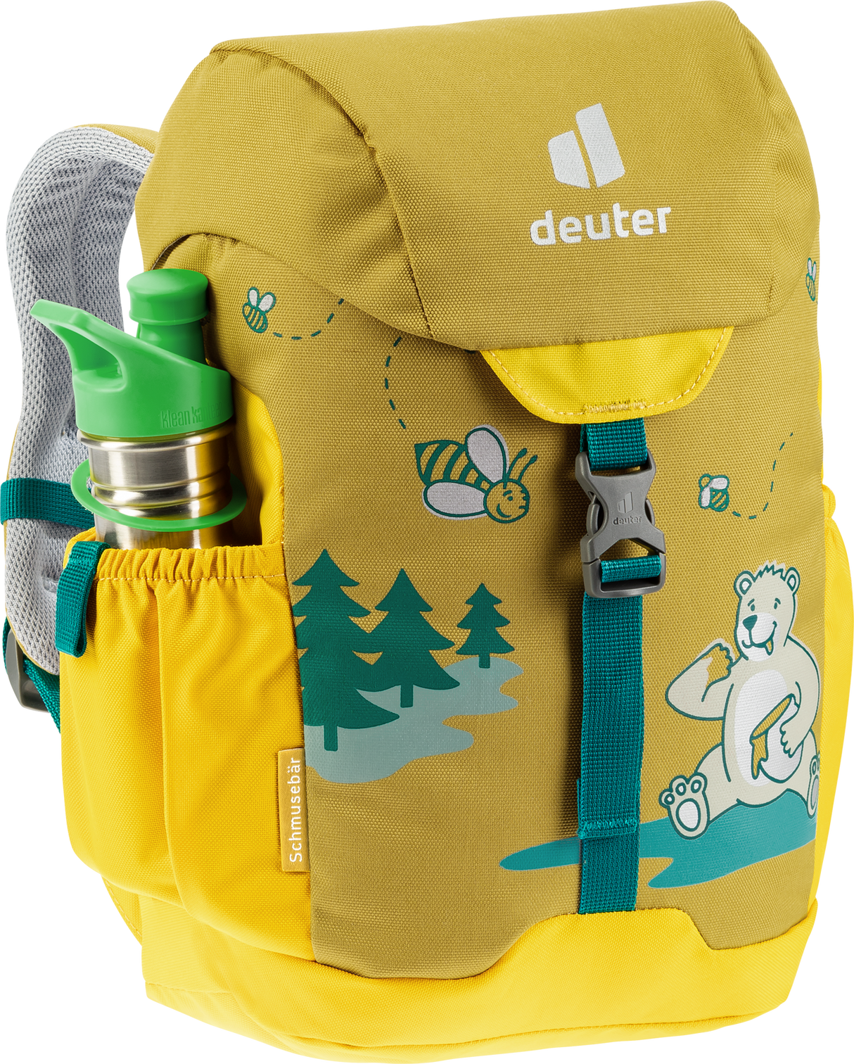 Schmusebär Kinderrucksack - turmeric-corn