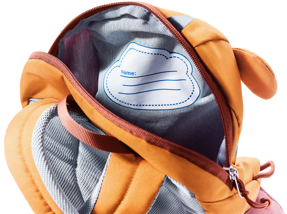 Kikki Kinderrucksack - mandarine-redwood