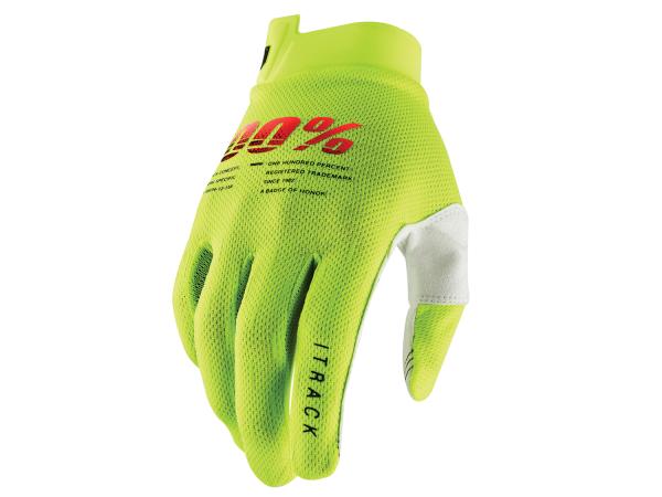 iTrack Youth Handschuhe - fluo yellow 100%
